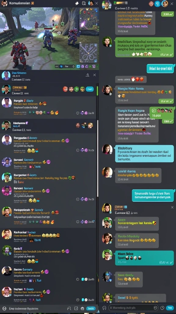 Tampilan antarmuka yang sederhana dan menarik.