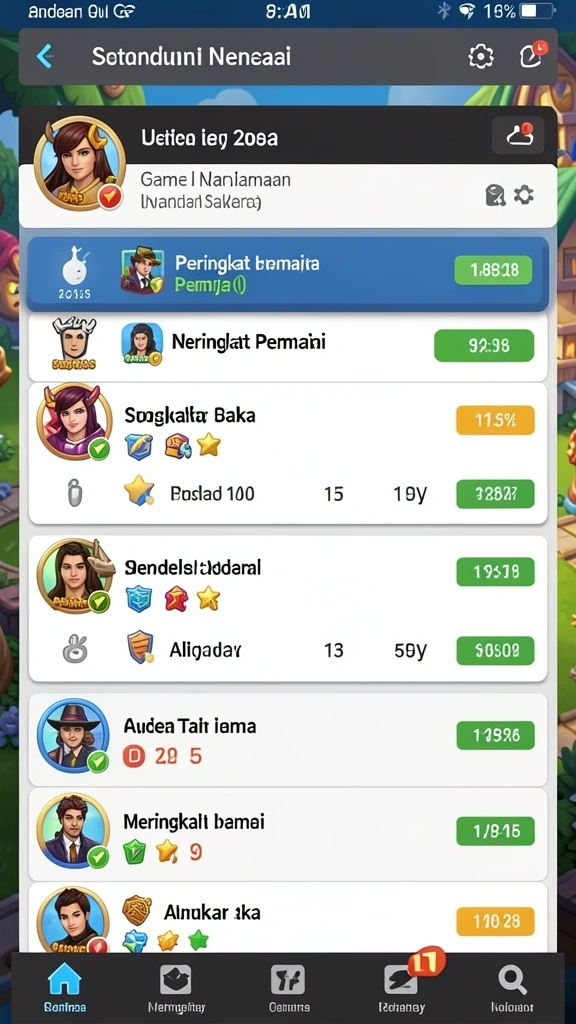 Tampilan antarmuka yang menarik dan intuitif.