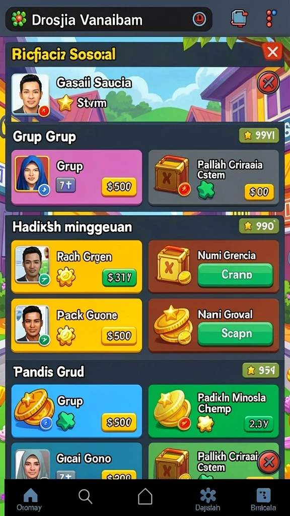 Tangkapan layar menampilkan aksi seru dalam permainan.
