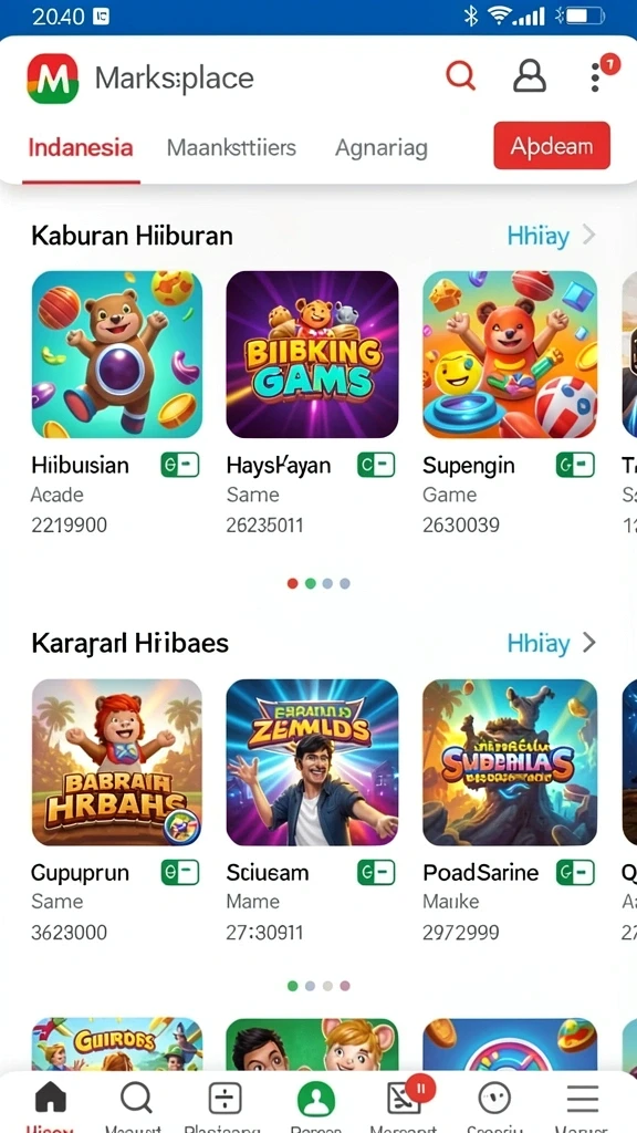 Salah satu level menantang di game 9SL.