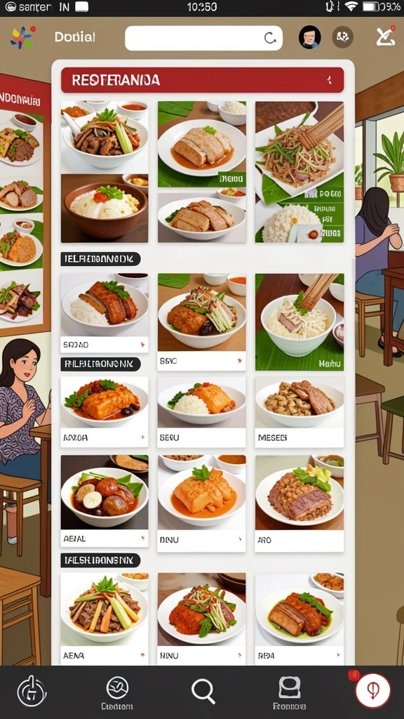Karakter utama BARA22 dalam aksi.