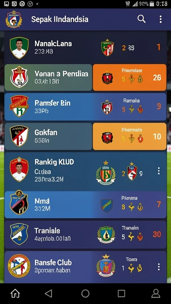 Pemandangan menakjubkan dari dalam game.