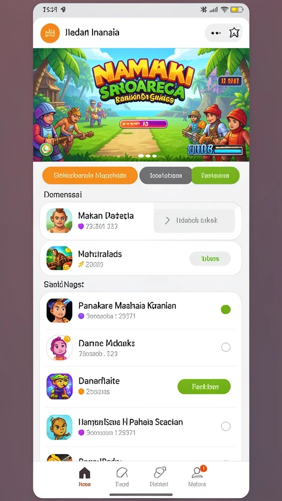 Tampilan awal yang menawan dan penuh warna.