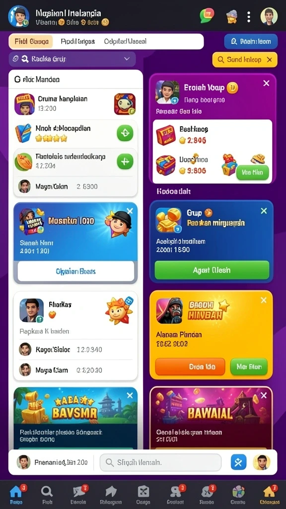 Gambar screenshot dari mode permainan seru.