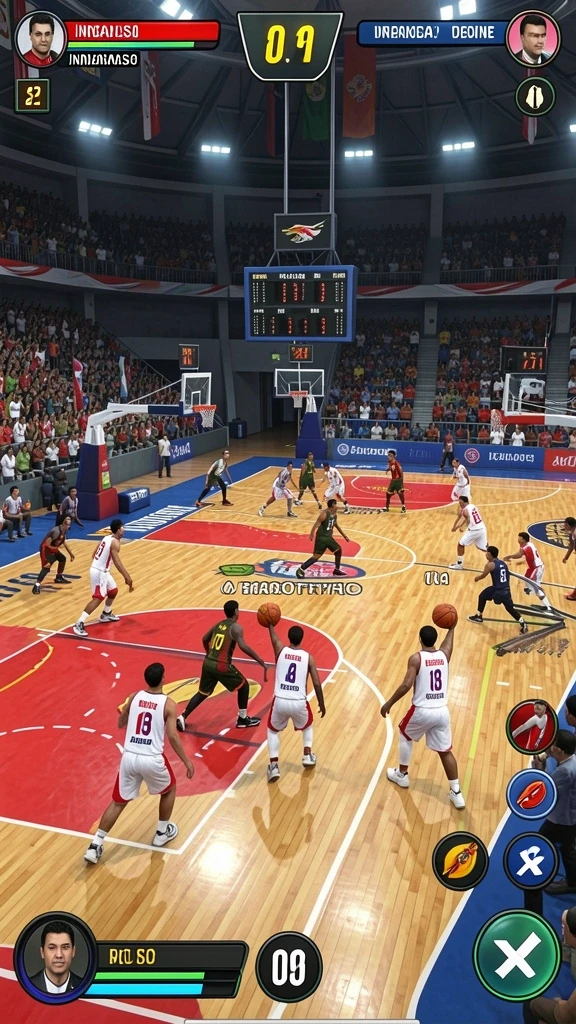 Screenshot menunjukkan fitur multiplayer saat bersaing dengan teman.