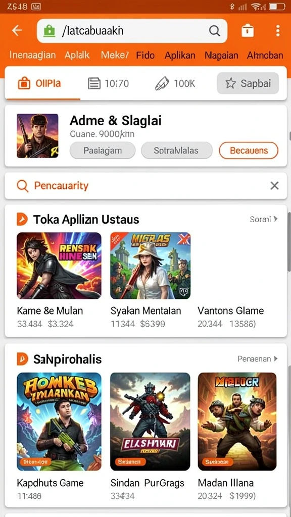 Tampilan menu utama HAKIM4D yang intuitif dan menarik.