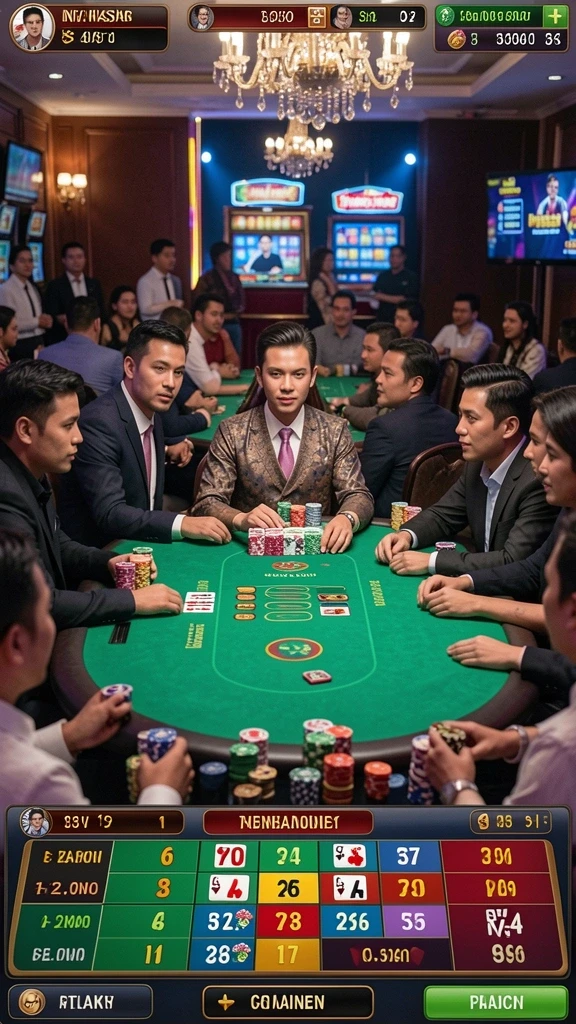 Berbagai jenis permainan yang tersedia untuk dimainkan.
