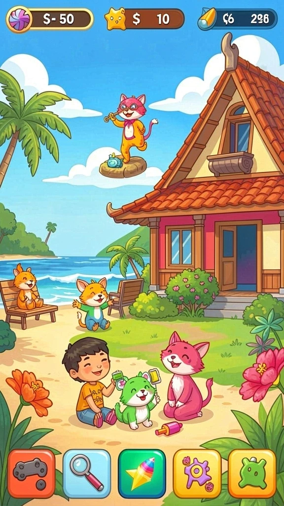 Tangkapan layar fitur multiplayer yang menarik.
