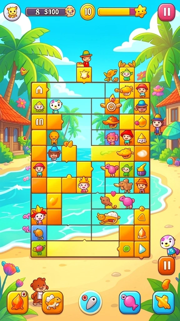 Momen seru dalam gameplay HUKUMTOTO dengan karakter unik.