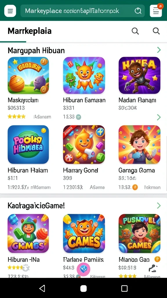 Berbagai permainan menarik untuk dinikmati setiap hari.