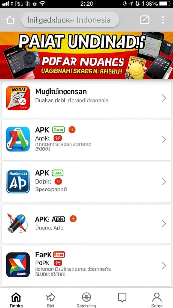 Tampilan antarmuka yang ramah pengguna.