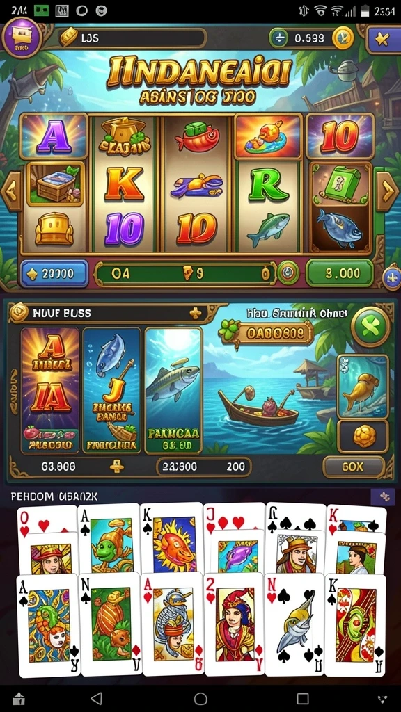 Tampilan menarik dari permainan slot paling populer.
