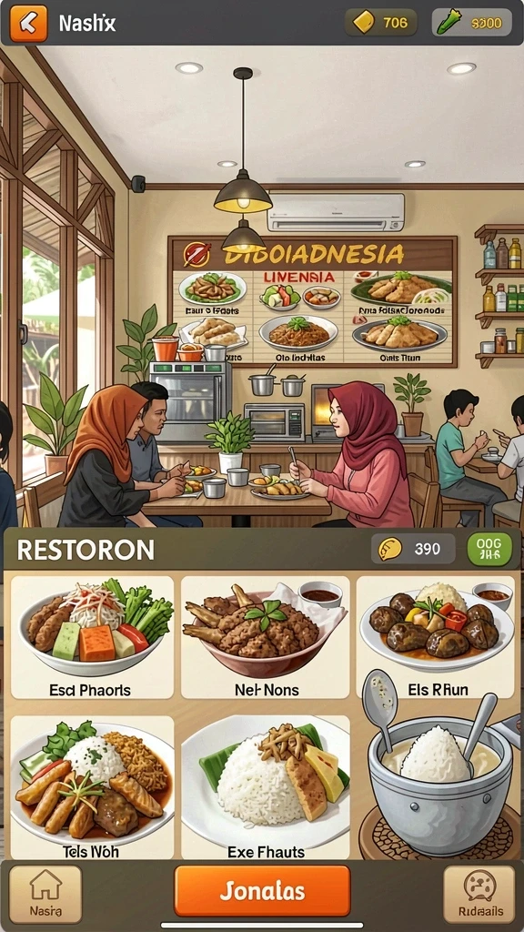 Tampilan antarmuka yang menarik dan mudah dinavigasi.