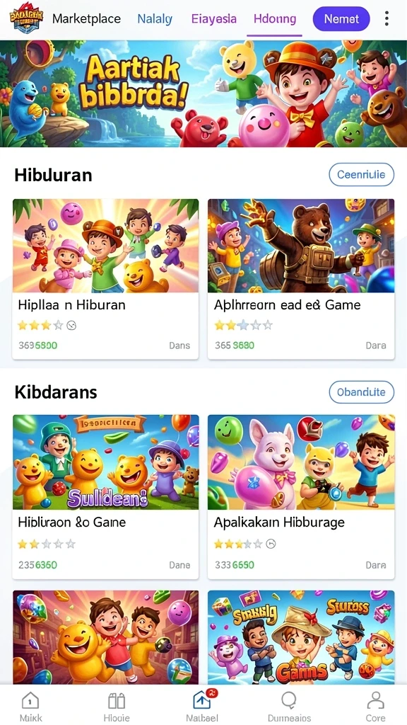 Screenshot aksi seru dalam permainan penuh tantangan.