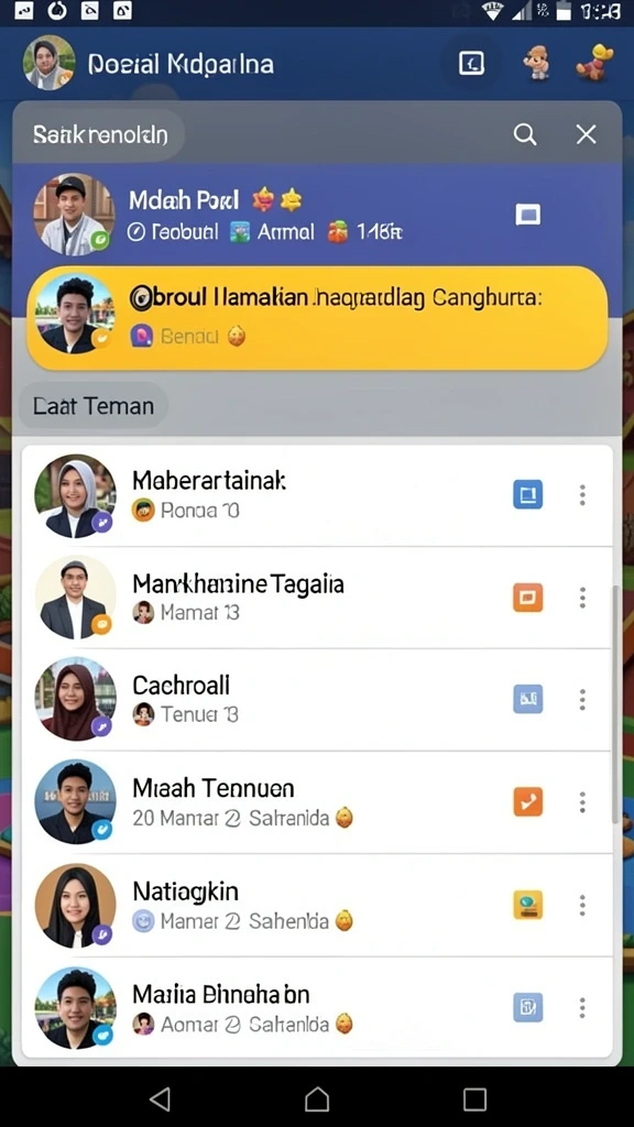 Karakter dengan kemampuan unik siap menemani petualangan.