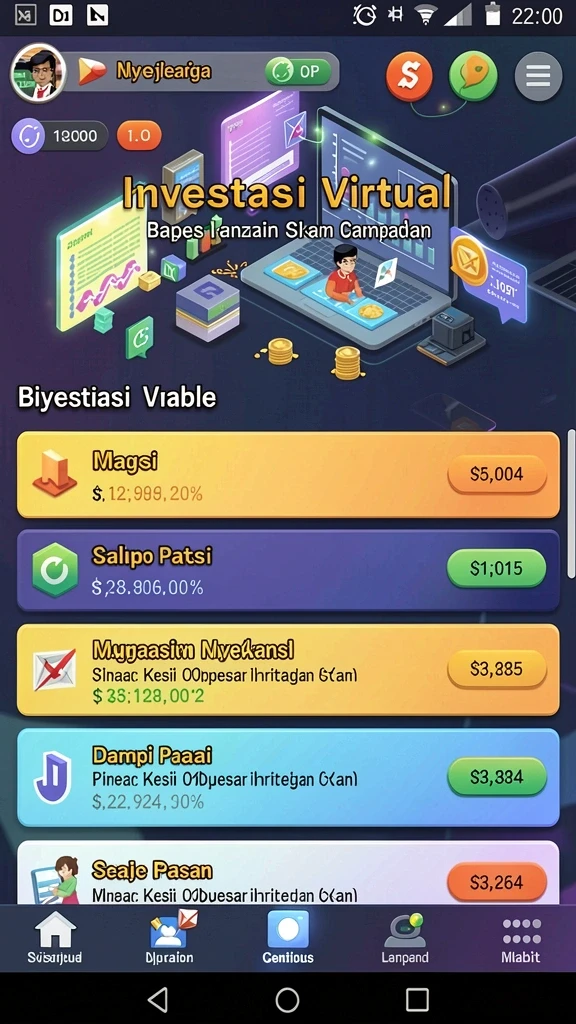 Level-level menantang yang memacu adrenalin.