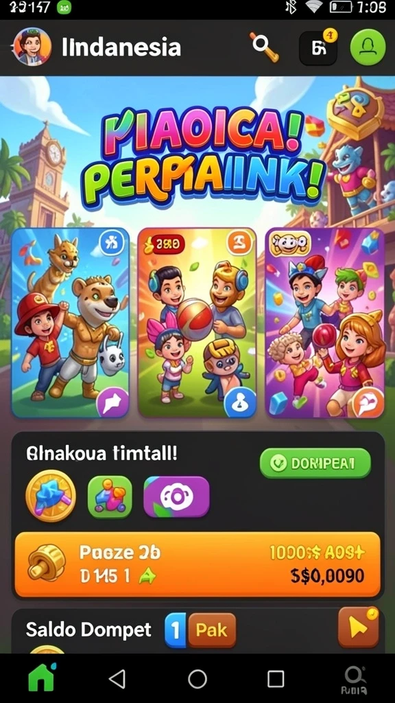 Gameplay yang seru dan penuh tantangan.