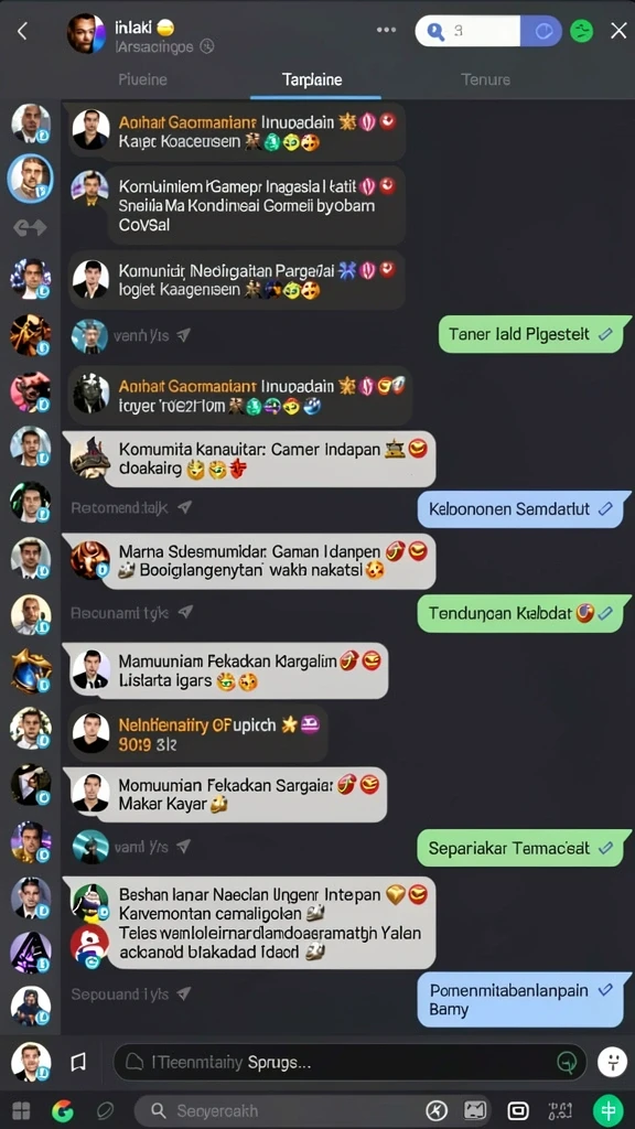 Tampilan antarmuka utama yang menarik dan user-friendly.