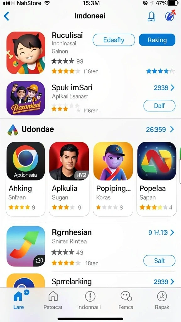 Tampilan antarmuka yang modern dan menarik.