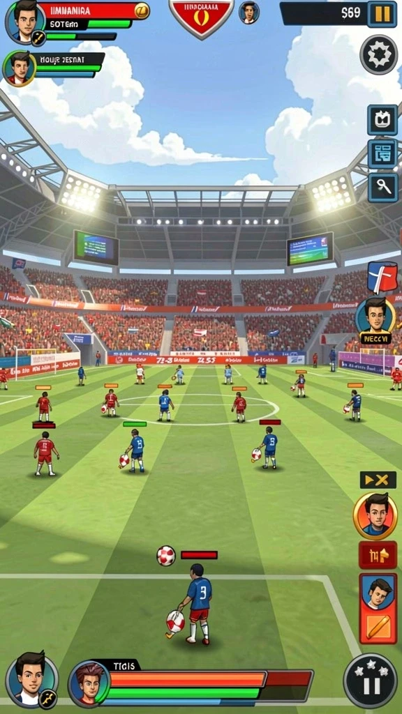 Screenshot saat karakter beraksi dalam misi menantang.