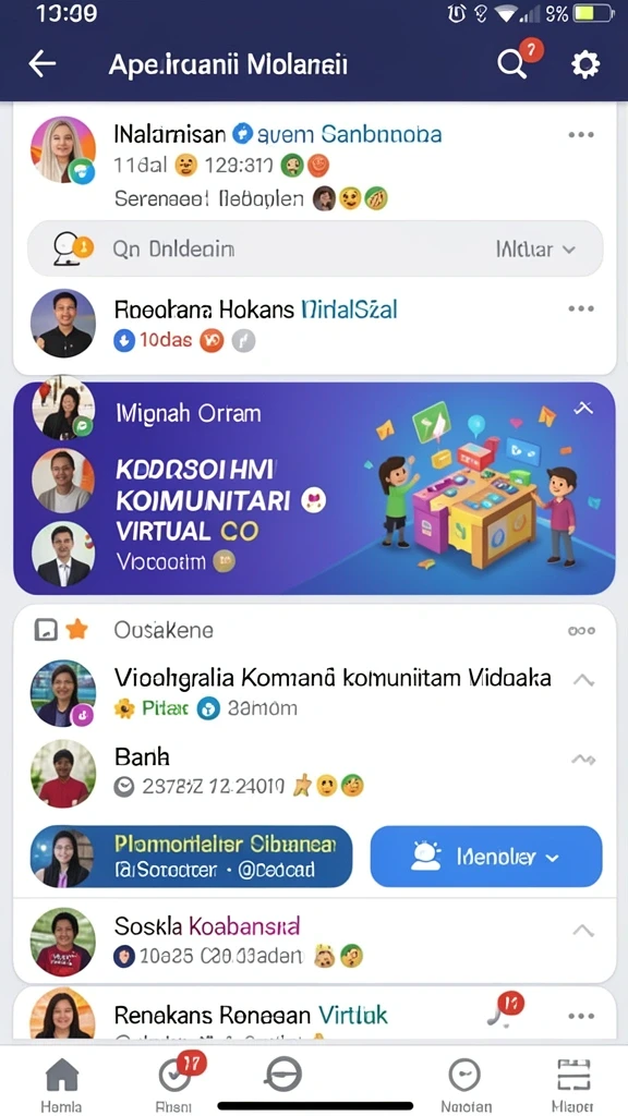Misi harian yang menantang dan mengasyikkan.