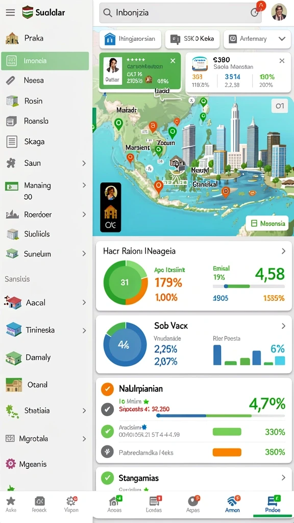 Berbagai karakter unik dengan kemampuan berbeda.