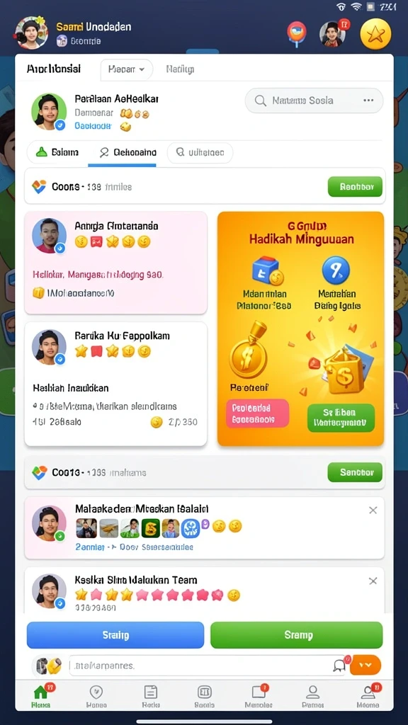 Tampilan antarmuka yang menarik dan mudah dinavigasi.