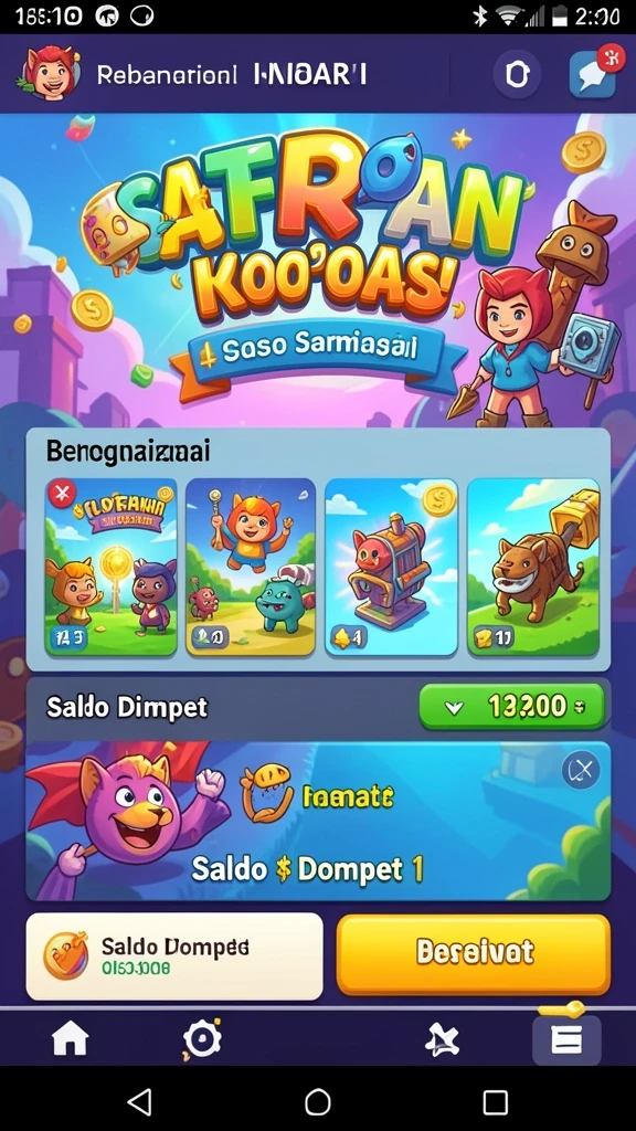 Screenshot dengan gambar kemenangan yang memukau.
