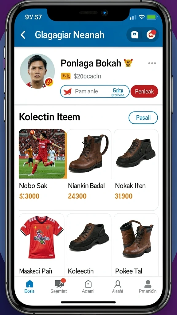 Tampilan antarmuka yang user-friendly.