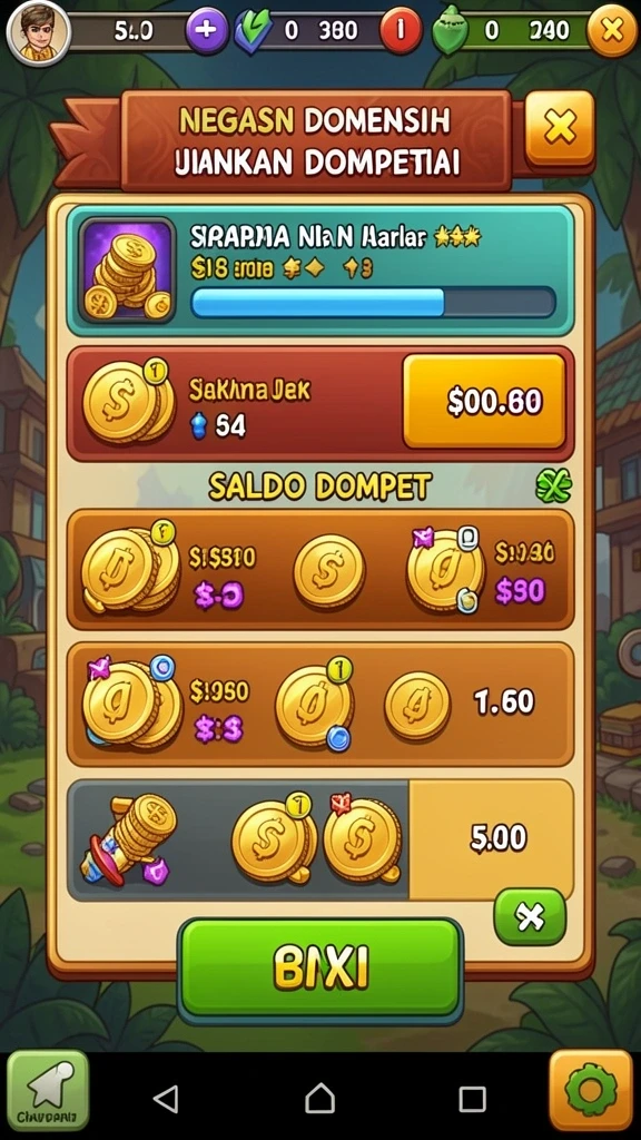 Sistem reward yang menarik dan menantang.