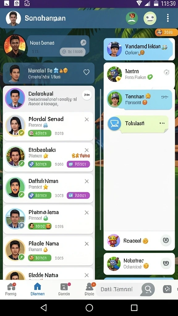Gameplay yang dinamis dan penuh tantangan.