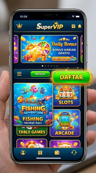 supervip — layar beranda